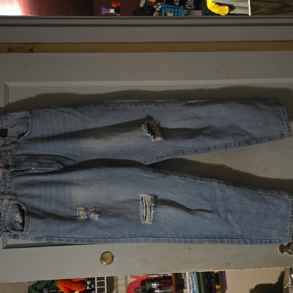 Pink diamond wide leg jeans